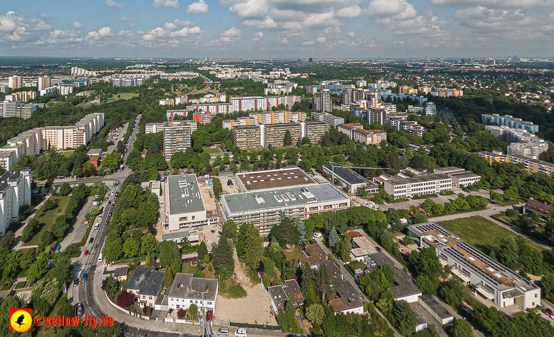 07.06.2023 - Baustelle zur Grundschule am Karl-Marx-Ring in Neuperlach